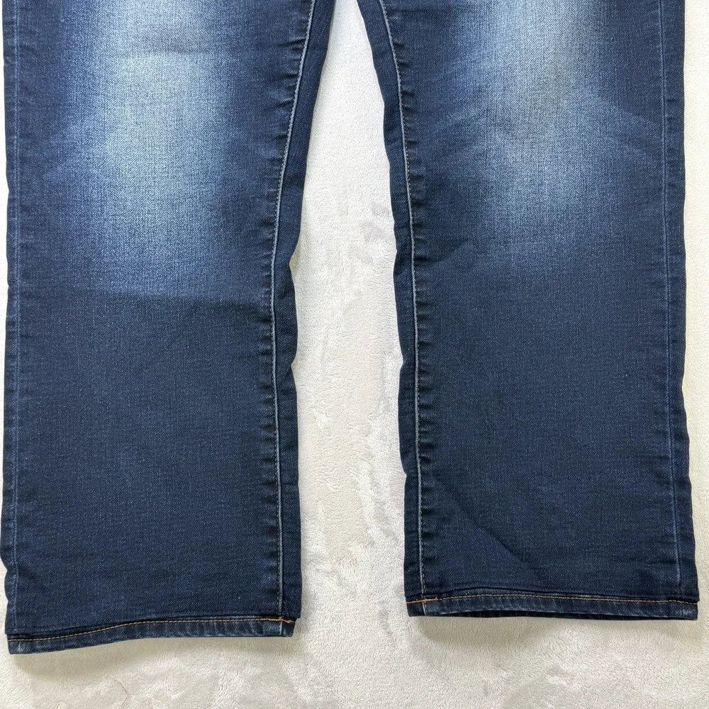 Buffalo David Bitton We Are Denim‎ Slim Ash Jeans Dark Wash 36x27 Stretch Soft